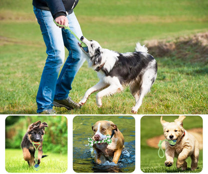 Hondenspeeltje met touw en bal - voor honden van alle leeftijden