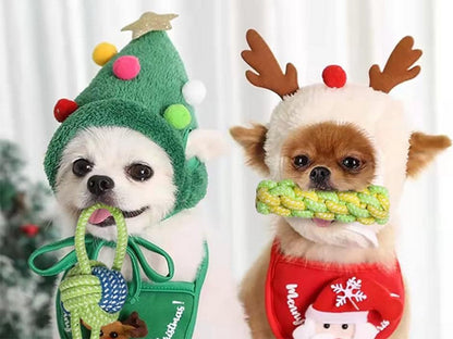 Hondenspeeltje met touw en bal - voor honden van alle leeftijden